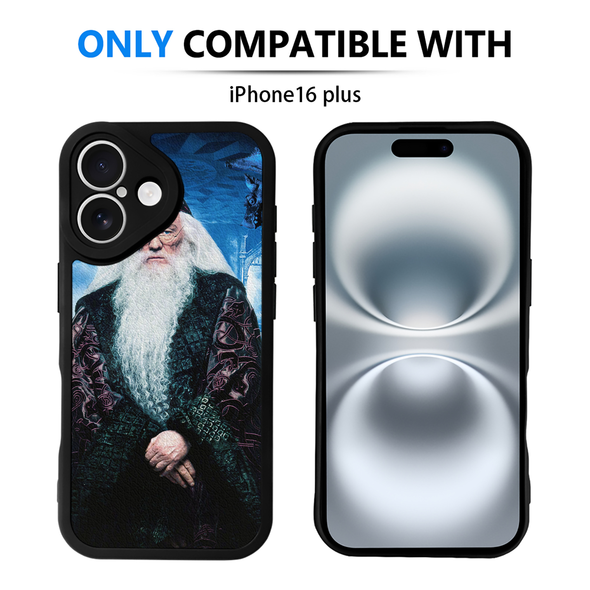 （画像用） Harry Potter ハリー・ポッターシリーズ 【iPhone 16シリーズ対応】シリコンスマホケース（レザー調） 材質：シリコン